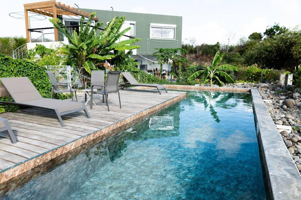 T2 Chaleureux & Piscine En Pleine Nature Petit-Canal ภายนอก รูปภาพ